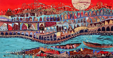 Explore Vinita Karim’s Vibrant Art: Urban Landscapes and Cultural Diversity